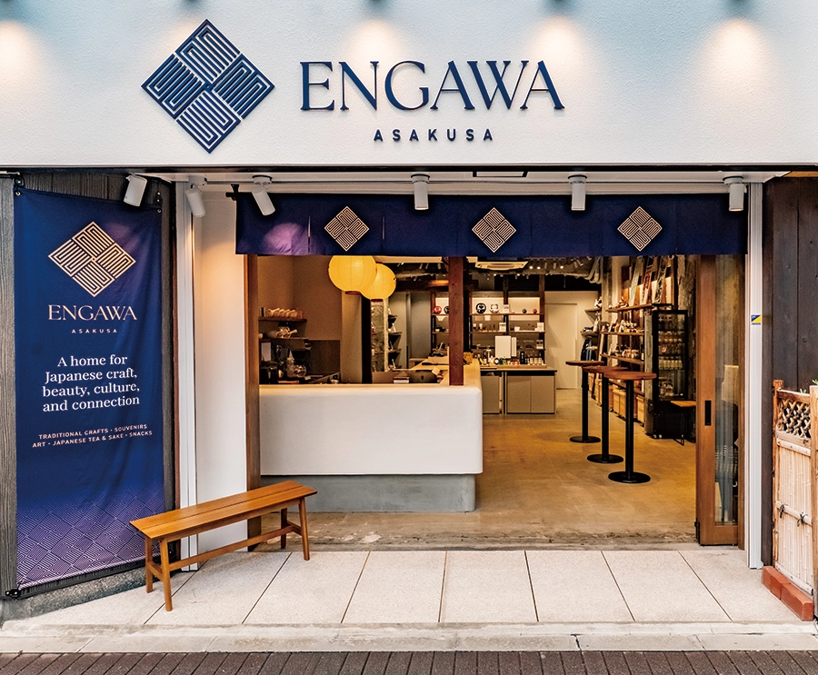 インバウンドで賑わう東京・浅草の好ロケーション路面店での販売 ENGAWA ASAKUSA